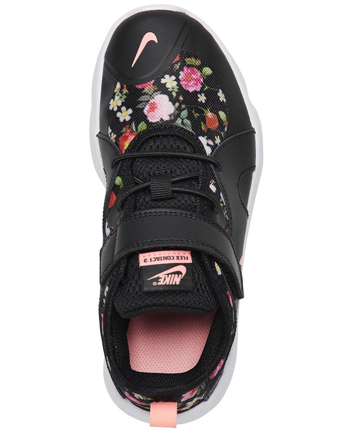 Nike Little Girls Flex Contact 4 StayPut Closure Running Shoes from Finish Line Macy's