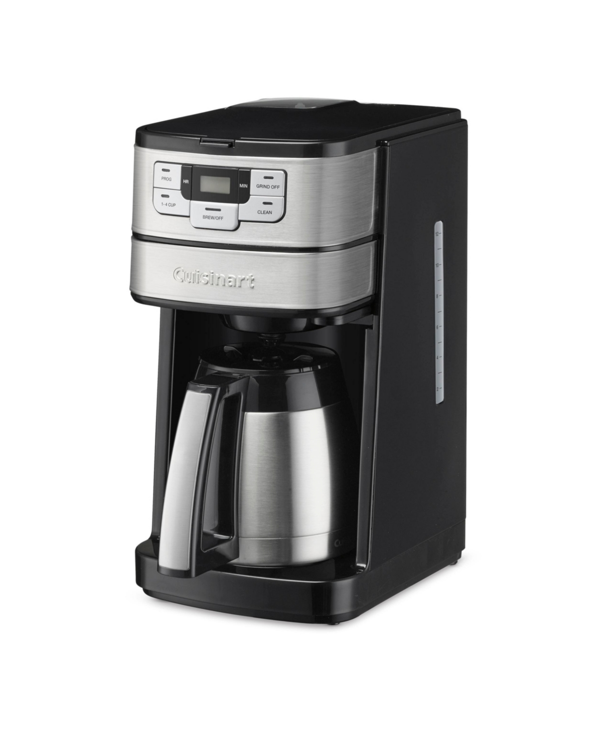 Shop Cuisinart Grind And Brew 10 Cup Thermal Coffee Maker In Black,silver