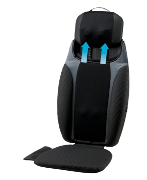 HoMedics 2-in-1 Shiatsu Massaging Seat Topper with Removable Massage Pillow and Heat