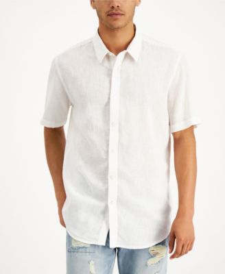 white casual shirt mens