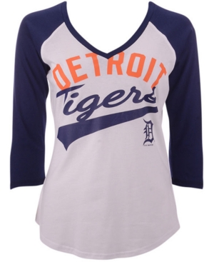 G-iii Sports Women's Detroit Tigers Its A Game Raglan T-Shirt