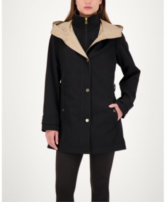 macy's petite raincoats