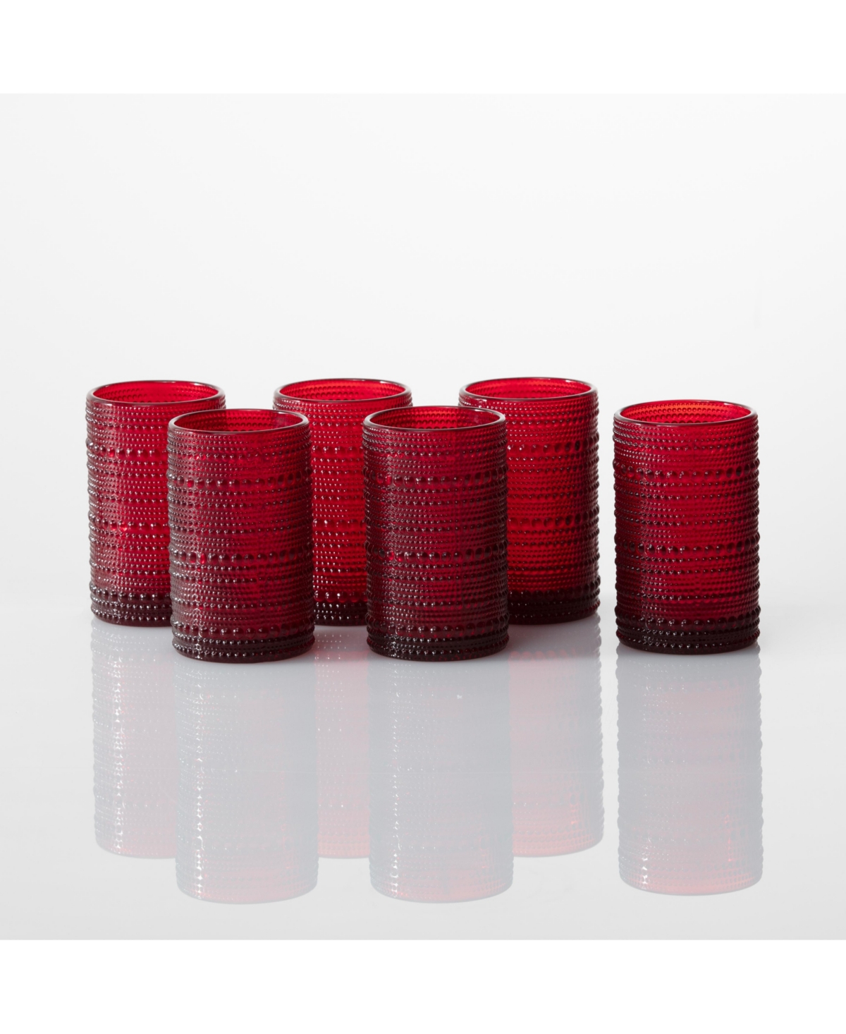 Fortessa Jupiter Ice Beverage Glasses, Set Of 6 In Storm