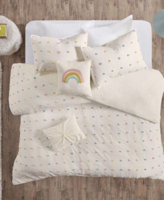 Intelligent Design Callie Pom Pom 4-Pc. Duvet Cover Set, Twin/Twin XL