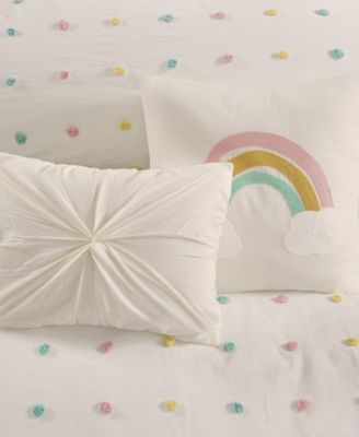 Intelligent Design Callie Pom Pom 5-Pc. Duvet Cover Set, Full/Queen