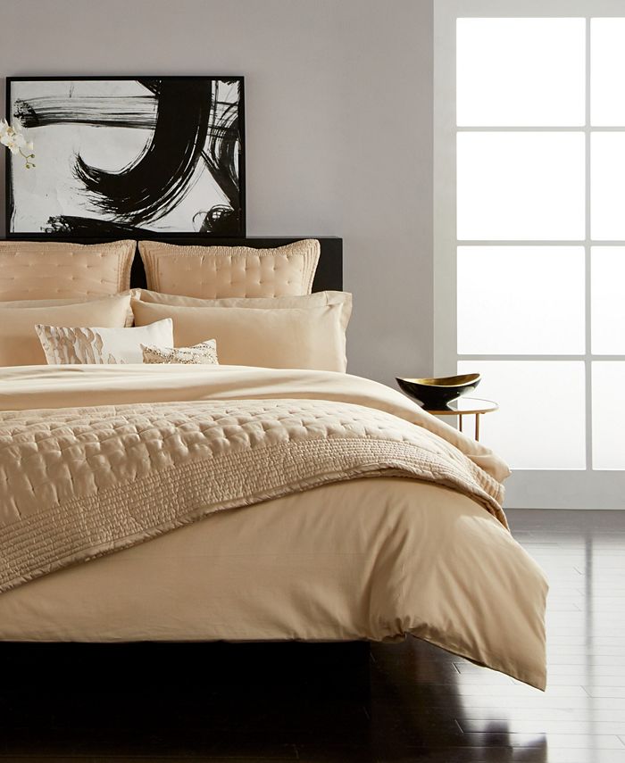 Donna Karan Essential Silk Quilt, King Macy's