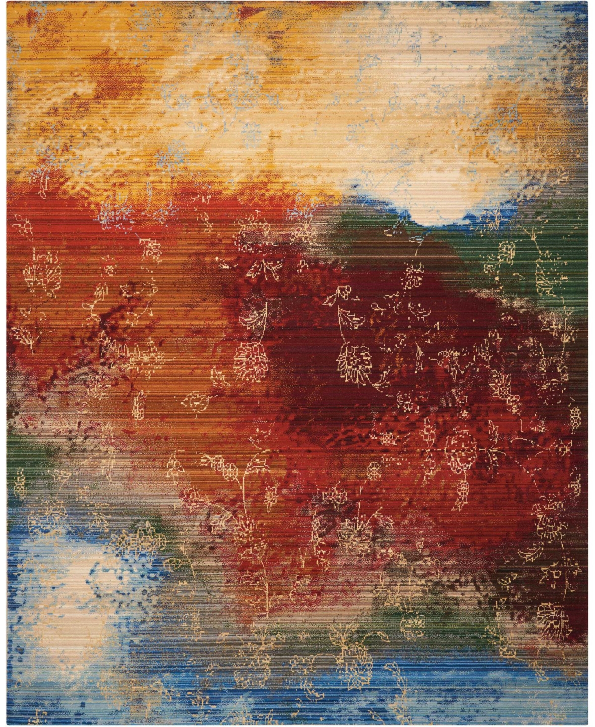 Nourison Home Rhapsody RH016 Autumn 8'6in x 11'6in Area Rug - Autumn