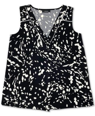 macys petite sleeveless tops