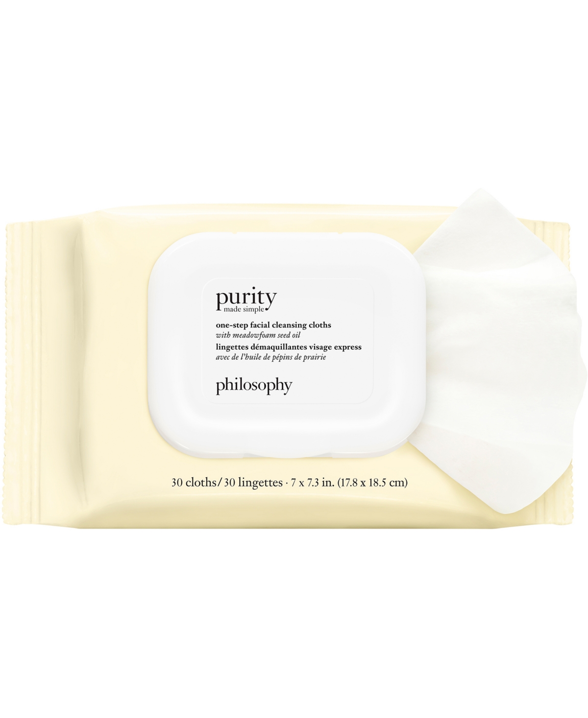 Purity Made Simple One-Step Facial Cleansing Cloths, 30 cloths