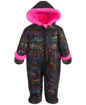 image of S Rothschild & Co Baby Girls Rainbow Dot Printed Pram