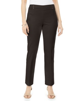 JM Collection - Studded Pull-On Pant