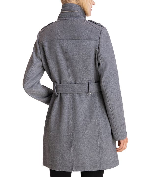 Michael Kors Asymmetrical Belted Coat, Created for Macy's & Reviews ...