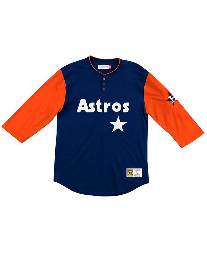 Mitchell & Ness Men's Houston Astros Player Henley Shirt - Macy's