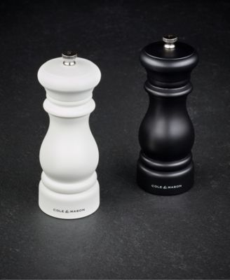 Southwold Classic Salt & Pepper Mill Gift Set, Black/White