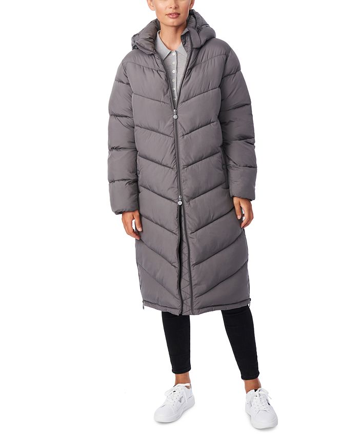 Bernardo hooded faux wrap coat outlet