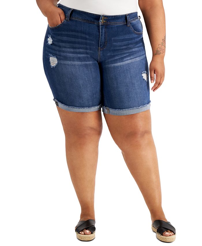 Style & Co Plus Size Bermuda Shorts, Created for Macy's - Macy's