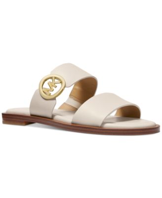 michael kors flat sandals at macy's