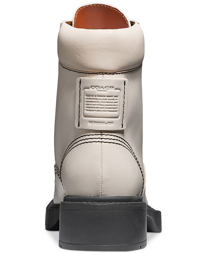 coach women's lorimer lace up boots stores