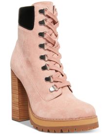 Train High-Heeled Lug Sole Booties