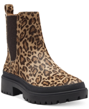 image of Lucky Brand Women-s Emali Lug-Sole Booties Women-s Shoes
