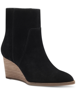 image of Lucky Brand Women-s Wafael Wedge Booties Women-s Shoes