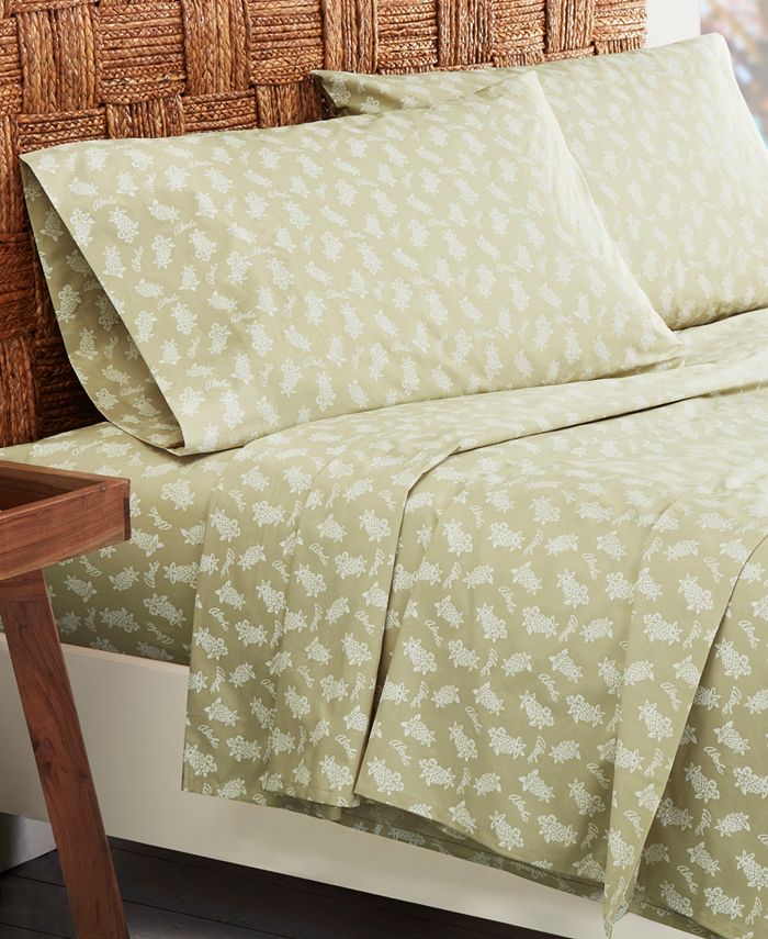 Tommy Bahama Home Tommy Bahama Aloha Pineapple Cotton Percale 4 Piece