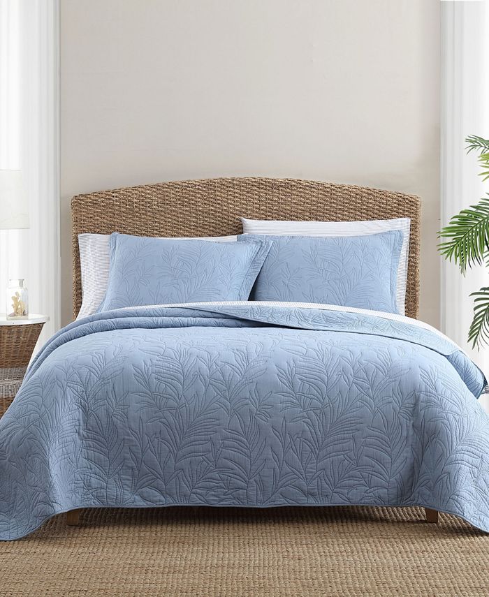 Tommy Bahama Home Tommy Bahama Solid Costa Sera Cotton Reversible Quilt ...