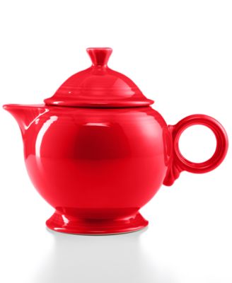 Fiesta Scarlet 44 Teapot Macy's