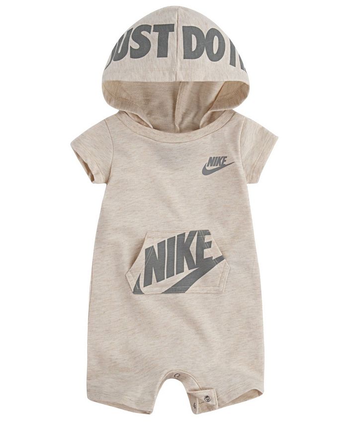 Nike Baby Boy or Baby Girl French Terry Hooded Romper - Macy's