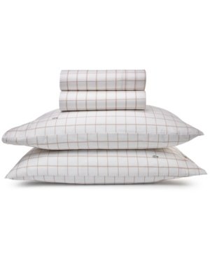 Lacoste Home Match Point Collection Sheet Set Standard King Bedding