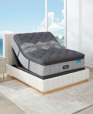 Harmony Lux Diamond 17.25" Medium Pillow Top Mattress Set - Twin XL