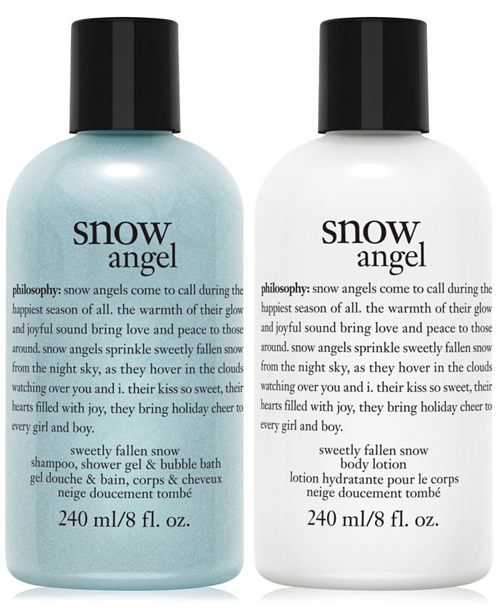 philosophy 2Pc. Snow Angel Bath & Body Gift Set Macy's