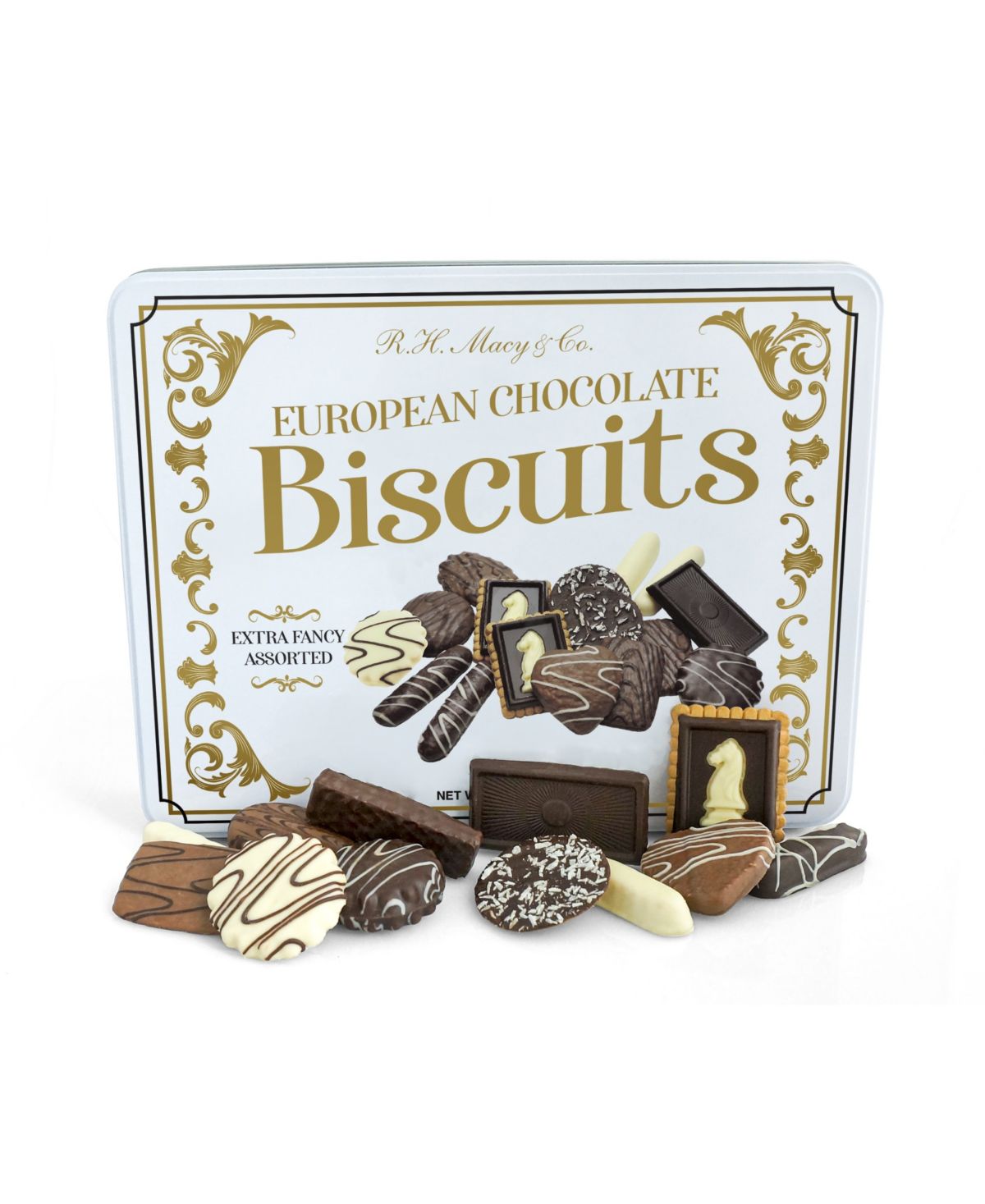 R.H. Macy & Co. European Chocolate Biscuit Tin