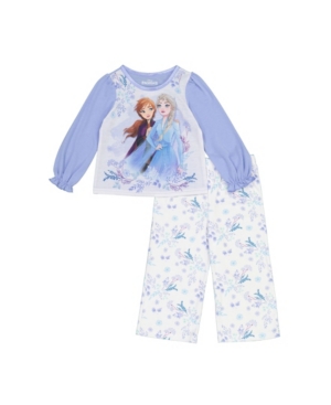 image of Ame Frozen 2-Piece Toddler Girls Pajama Set