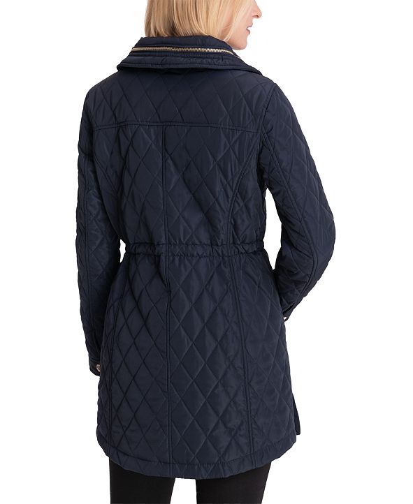 Michael Kors Hooded Anorak Quilted Coat, Created for Macy's & Reviews ...