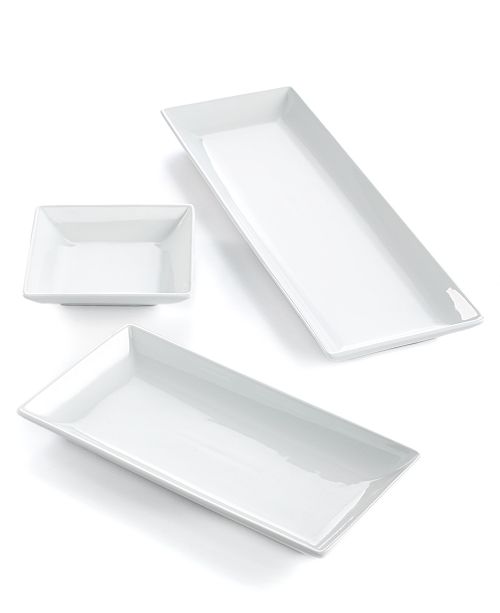 The Cellar Whiteware Nested Serving Trays Set Of 3 Created For