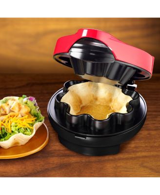 Nostalgia Taco Tuesday TTTB1RD Baked Tortilla Bowl Maker