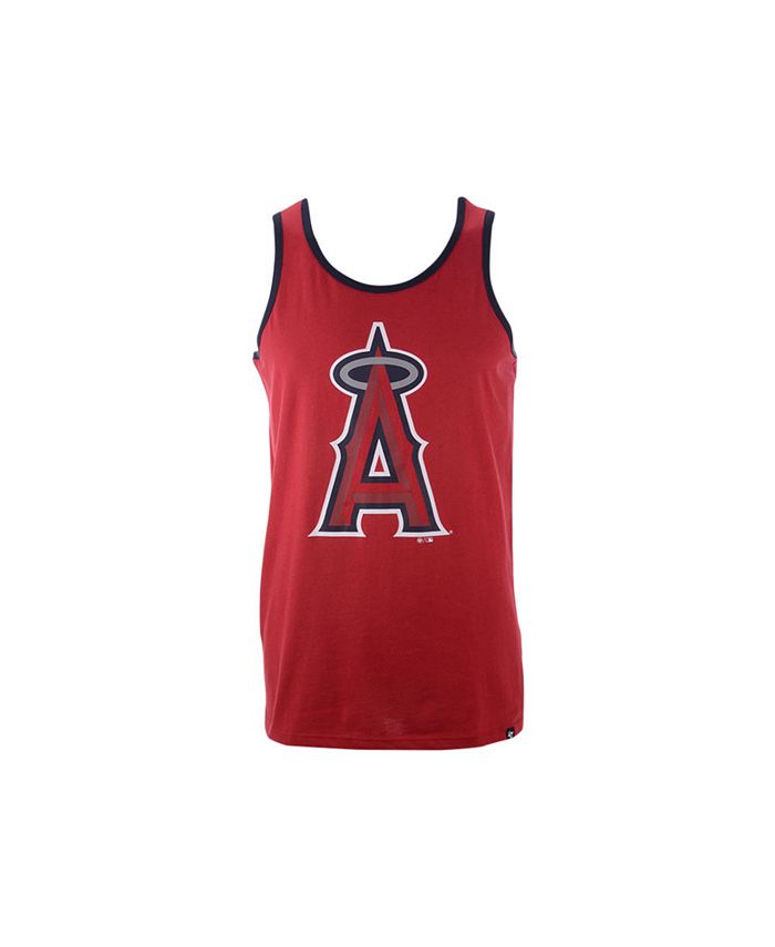 50 Off ４７ブランド メンズ ユニフォーム トップス Los Angeles Angels Men S Splitter Imprint Tank Red Navy 目玉 送料無料 Centroprofesorjuanbosch Com