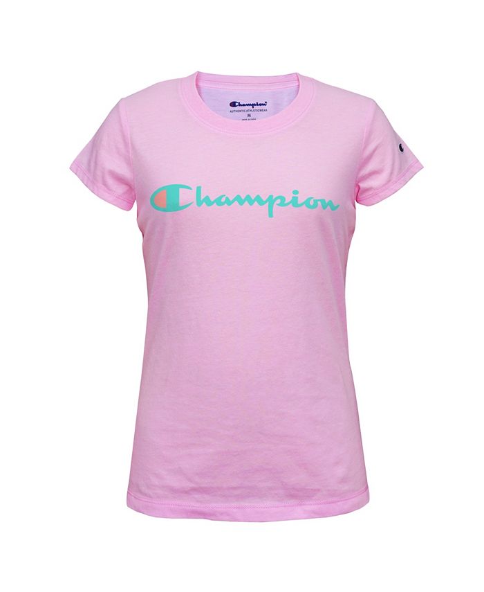 Champion Little Girls Classic Script Graphic T-shirt - Macy's