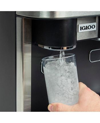 Igloo ICEBDS33SS 33-Pound Dual Dispensing Ice Maker & Crusher - Macy's