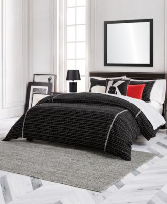 Karl Lagerfeld Paris Tweed Classique Comforter Set