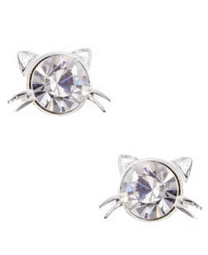 image of Pet Friends Jewelry Cat Stone Stud Earring