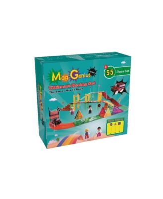 Mag-Genius 55 Piece Ultimate Magnetic Racing Set Toy
