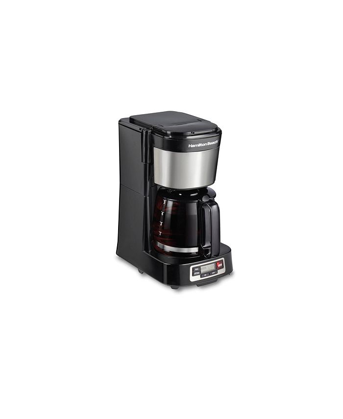 Hamilton Beach Compact 5-Cup Coffee Maker with Programmable Timer