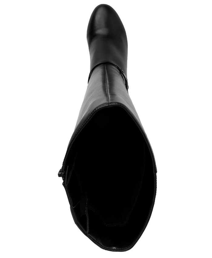 Karen Scott Hanna Wide-Calf Dress Boots, Created for Macy's - Macy's