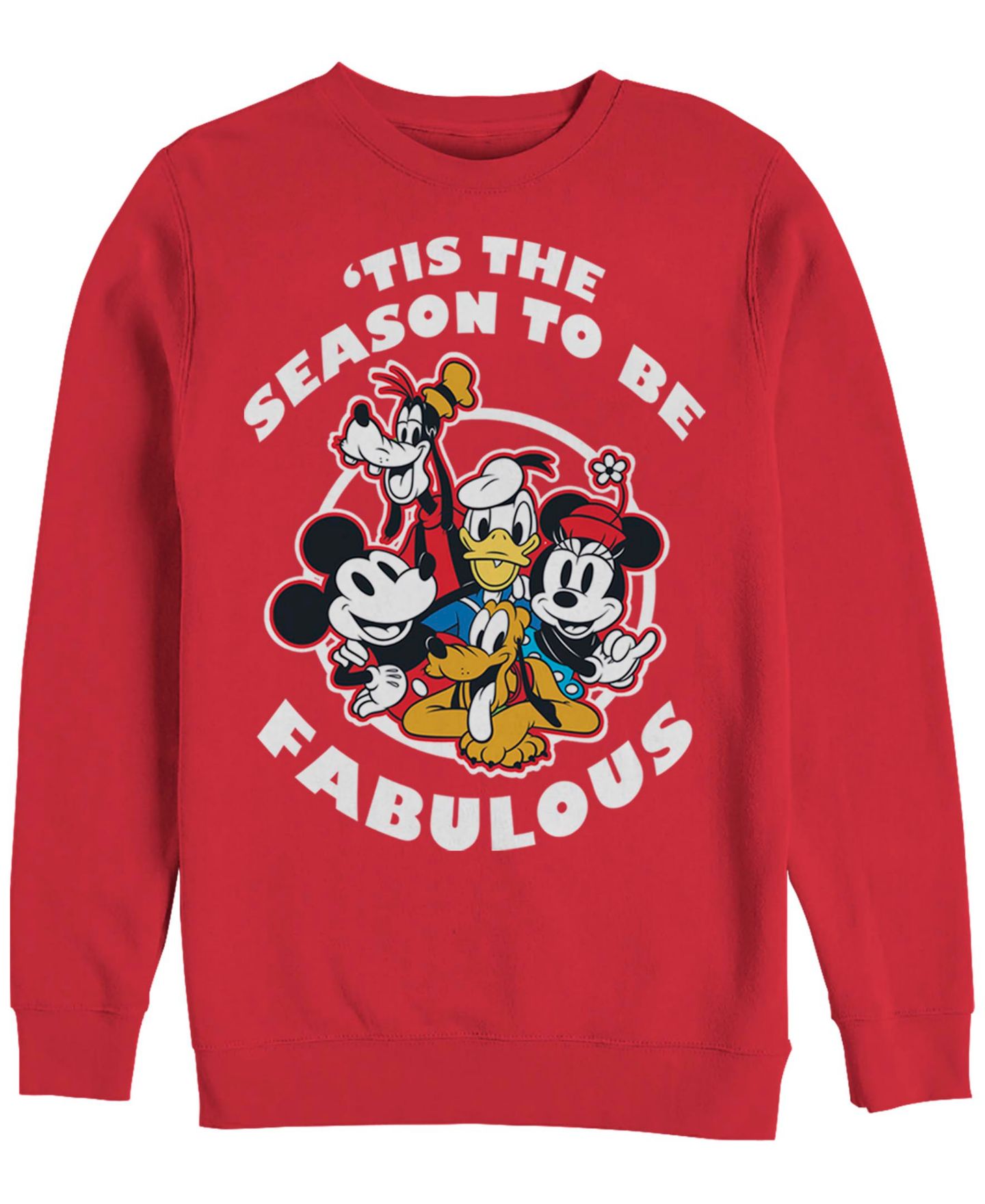 Мужская футболка Fifth Sun Fabulous Holiday Long Sleeve, цвет: Красный — фото 1