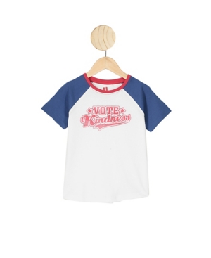 image of Cotton On Toddler Boys Max Short Sleeve Raglan Tee