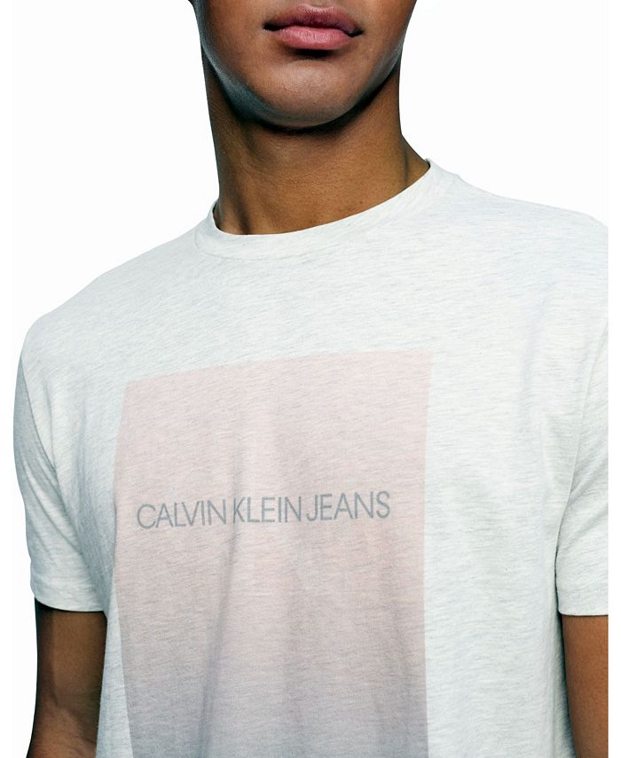 Calvin Klein Men's Tilt Monogram Logo Crewneck T-Shirt - Macy's