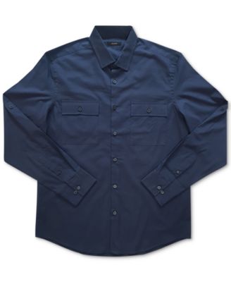 Alfani - Men's Modern Solid Woven Shirt