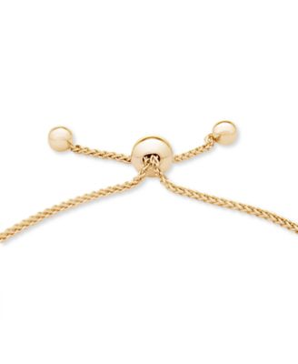 Diamond Row Bolo Bracelet (3/4 ct. t.w.) in Sterling Silver or 14k Gold-Plated Sterling Silver